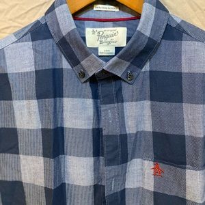 Original Penguin slim fit long sleeve shirt.